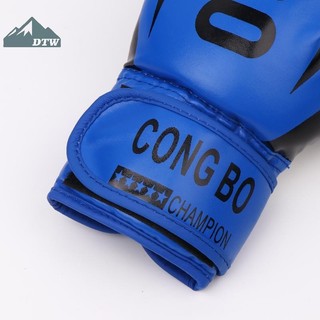 DTW Kids 6oz Boxing Huấn Luyện Sparring Găng Tay Da Trẻ Em Thoáng Khí Muay Thái Đấm Karate Găng Tay Tập Thể Thao