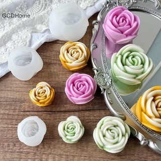 GCDHome Đa Kích Thước 3D Hình Hoa Hồng Silicon Khuôn Nến Khuôn Xà Phòng Handmade Khuôn Trang Trí Bánh Cưới Thạch Quà Tặng Ngày Lễ Tình Nhân DIY HOT