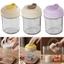 Cốc cà phê làm đá DONOVANQQ, di động có nắp niêm phong Khay đá Khuôn cốc nước, DIY 400ml 5 chiếc Khay chế độ băng Loại ép cốc đá cho mùa hè