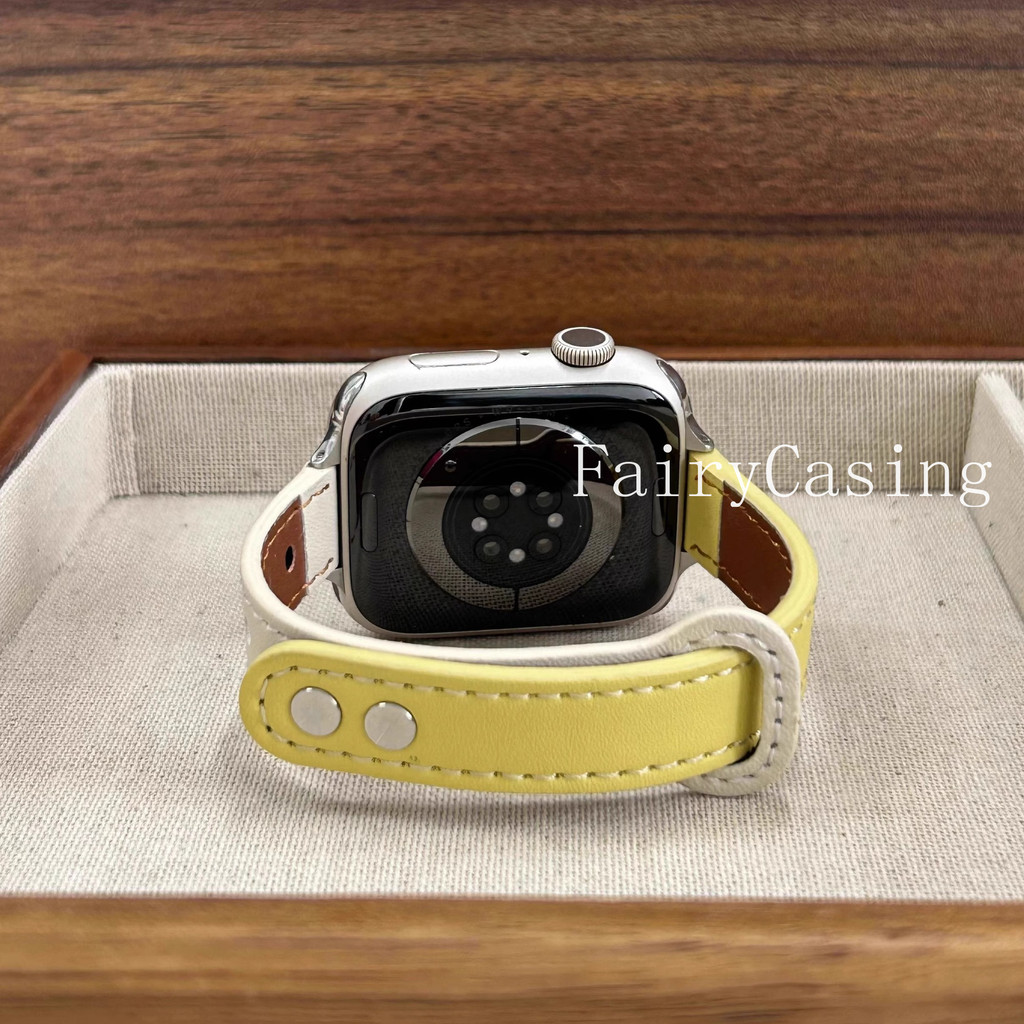 Dây da PU phổ biến cho Apple Watch Series 10 9 8 7 6 5 46mm 42mm 44 45mm 40 38 41mm Ultra 49mm cho IWatch S11 Band