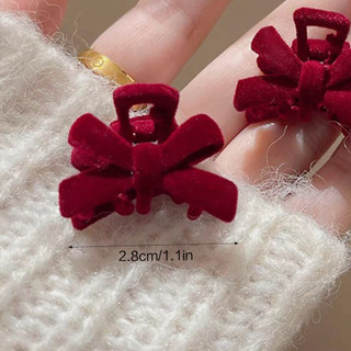 Kẹp tóc nơ vuốt barrette dễ thương chống trượt, phù hợp mọi độ dày và kiểu tóc