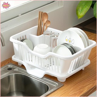 N & X Giá Thoát Nước Nhà Bếp Máy Rửa Chén Nhựa Hộp Bảo Quản Lọc Nước Đĩa Đĩa Bát Giá Đỡ Mặt Bàn Dụng Cụ Sắp Xếp.
