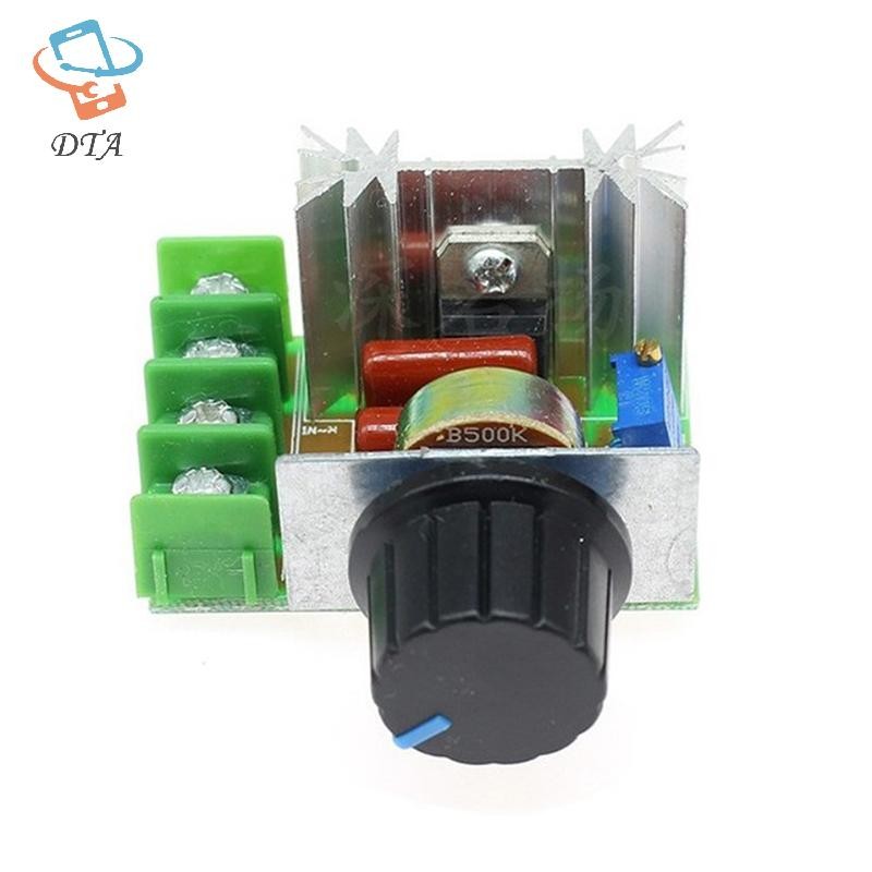 [DTA] Bộ điều chỉnh điện áp AC 220V 2000W SCR Bộ điều chỉnh độ mờ Bộ điều khiển tốc độ động cơ VN