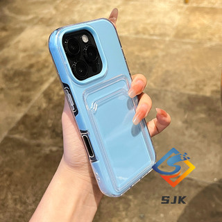Vỏ bảo vệ chống sốc cho iPhone 17 Pro Max 12 13 14 15 16 Pro Max 16e 14plus 15plus Vỏ kép có khe cắm thẻ tích hợp và màu sắc Dopamine sống động