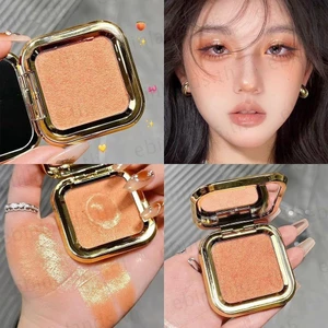 Phấn má hồng EBINLANDS, Phấn má hồng phấn nổi bật đơn sắc làm sáng tự nhiên, màu sắc rõ nét Contour Shadow Mashed Potato Expansive Color Powder Blusher Universal