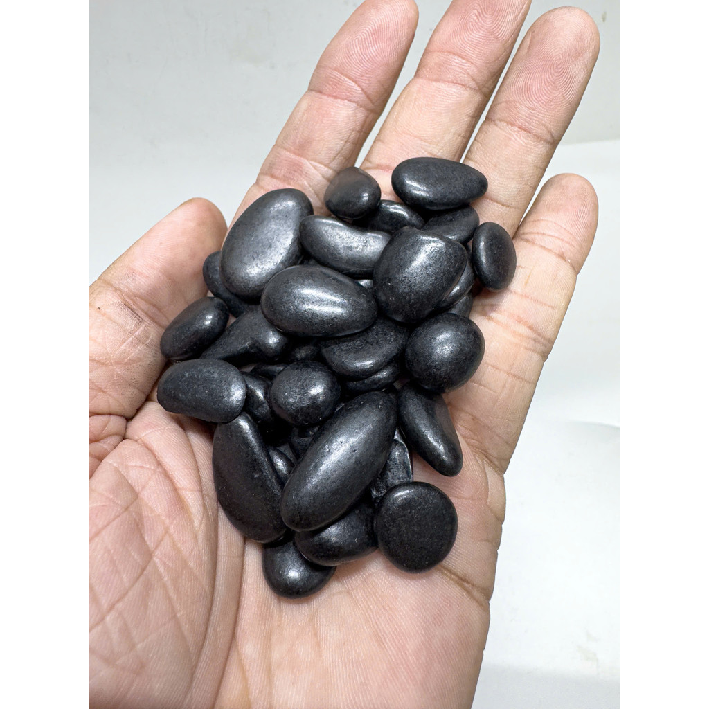 Túi 500gram Sỏi Đen Nhập Đẹp Trang Trí Bể Cá Cảnh, Tiểu Cảnh