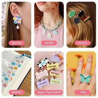 MODOMINO 3 / 5 / 10 Cái Phim Co Nhiệt, Tấm Nhựa Thu Nhỏ DIY Mờ, Giấy Phim Nghệ Thuật Thu Nhỏ Trong Suốt Cho Đồ Dùng Handmade Làm Tiệc Deco