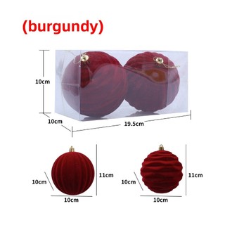 Mặt dây chuyền bóng Giáng sinh ASDFGER, Màu trơn 10cm Cây Giáng sinh Charm, Đồ dùng Giáng sinh đổ xô DIY Giáng sinh