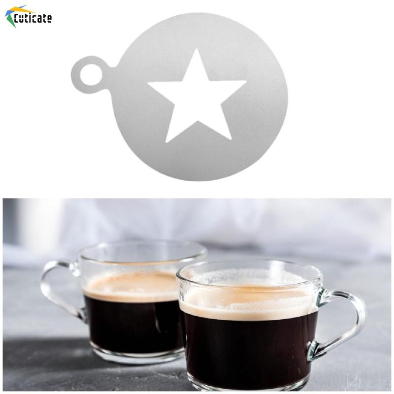 Khuôn nến bằng thép không gỉ Mẫu nghệ thuật cà phê Cappuccino Latte Trang trí khuôn