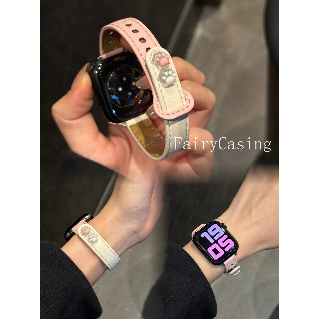 Cat 's Paw Slim Dây Da Cho Huawei Watch Fit 3 2 Fit 4 11 Pro 10 9 8 Band Vòng Tay Thay Thế Huawei Fit 4Pro Phụ Kiện