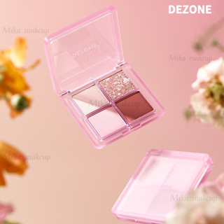 DEZONE Bảng Phấn Mắt Màu Đất Mờ Trong Suốt Đi Lại Hàng Ngày