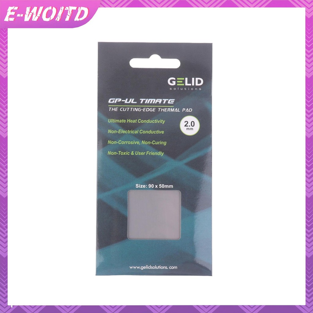 E-woitd Đa Kích Thước GP-Ultimate 15W / MK Tấm Nhiệt CPU / GPU Đồ Họa Bo Mạch Chủ Tấm Nhiệt Silicon Mỡ Miếng Lót Tản Nhiệt HNVN