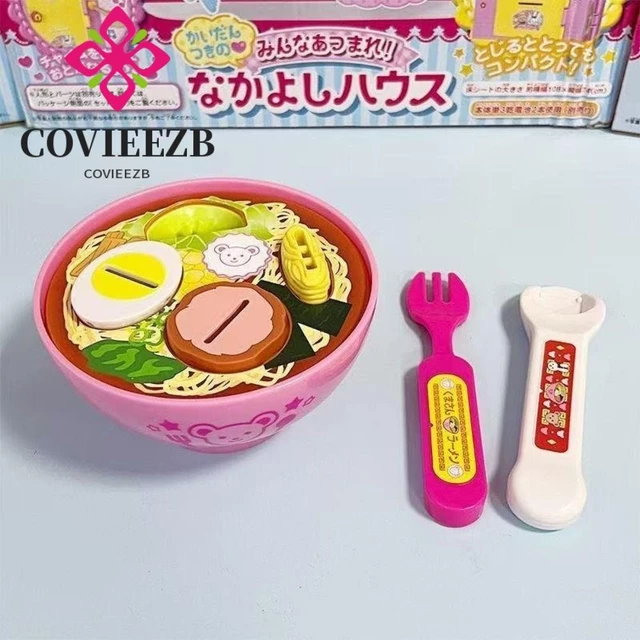 COVIEEZB Ramen Đồ chơi cho ăn, Nhập vai Đồ chơi cho ăn thực phẩm mô phỏng, Đồ trang trí máy tính để bàn cho bé trai bé gái Giáo dục sớm Đồ chơi nhà bếp Đồ chơi nhà chơi Đồ chơi trẻ em