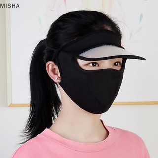 Misa Nữ Mỏng Thoáng Khí Ice Silk Cổ Dài Full Face Mask Mùa Hè