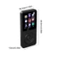 Máy nghe nhạc MP4 Mini YRBWD, Chức năng ghi âm Máy nghe nhạc MP3 màn hình 1,8 inch, Loa tích hợp đa chức năng Bluetooth 5.0 Máy nghe nhạc di động dành cho sinh viên Giải trí du lịch