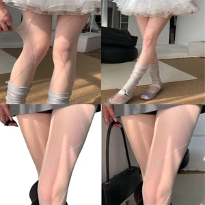 Exhila Shimmering Sheer Quần Dệt Hình Học Thanh Lịch Quần Vải Linh Hoạt Để Mặc Mở Rộng Và Styli Thời Trang