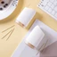 Hộp đựng tăm màu be trắng kiểu dáng hiện đại sang trọng (kèm 300 que tăm)