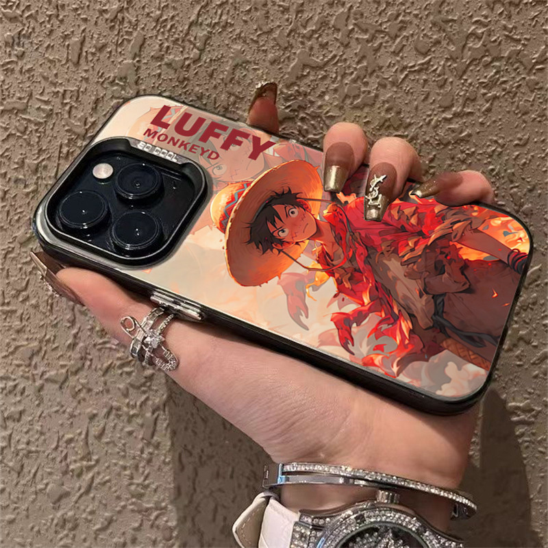Vỏ Tương Thích Cho Samsung Galaxy S25 S23 FE S23 S24 Ultra S22 S21 Plus S20 S21 Note 20 Siêu Hoạt Hình One Piece Angry Luffy Zoro Matte Bìa Cứng