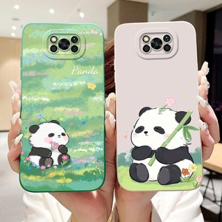 Xiaomi Poco X3 Pro / Poco X3 NFC / Poco X3 Vỏ điện thoại hoạt hình gấu trúc dễ thương PocoX3 X 3Pro Vỏ silicon mềm bảo vệ ống kính