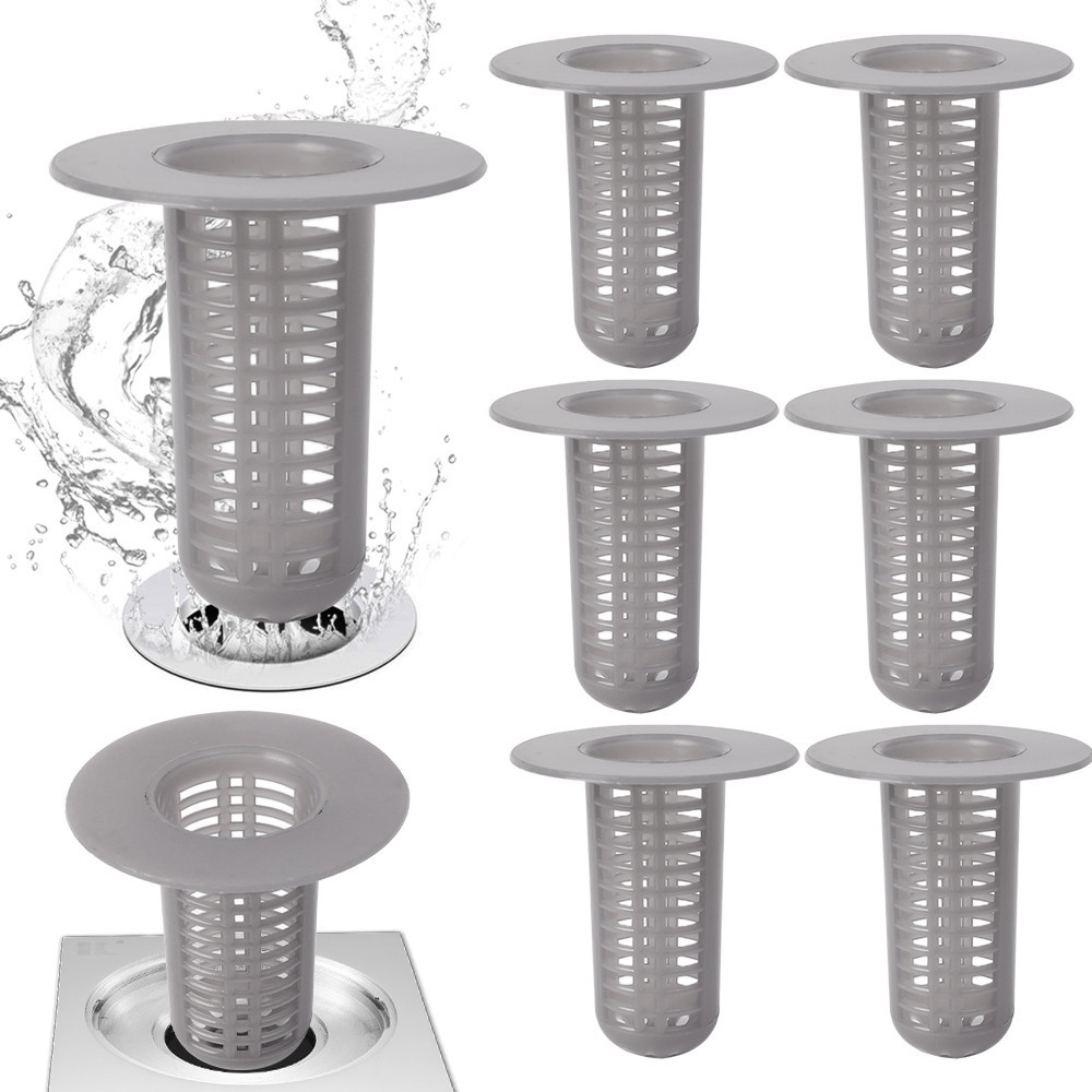 1 / 2 / 3 Bộ Lọc Thoát Nước Sàn - Lọc Thoát Nước Nhà Bếp - Nhựa PP, Dài, Chống Tắc - Lọc Lưới Thải Thực Phẩm - Máy Bắt Tóc Basbin - Dụng Cụ Thoát Sàn Phòng Tắm