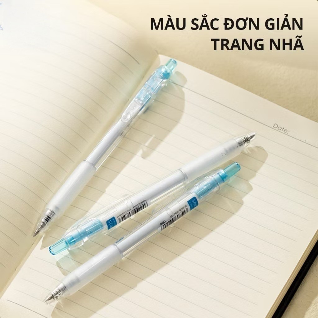 Bút Gel, Bút Bi Nước Mực Xanh EG057 Mực Gel Trơn Tru Nhanh Khô Cho Học Sinh Sinh Viên