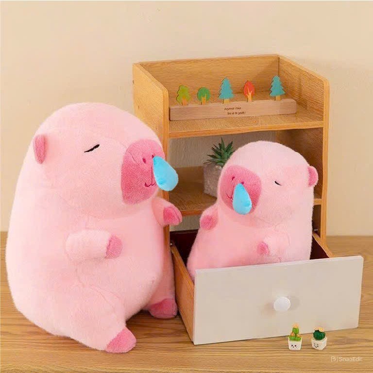 Capybara Hồng Chảy Nước Mũi Capybara Chảy Nước Mũi Hồng Dễ Thương Capybara Màu Hồng Cao Cấp Mẫu Mã Và Kích Thước Đa Dạng