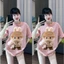 Labubu Men & Women Trendy T-shirt Loose Breathable Quick-Drying Top Couple T-shirt 2024 Summer