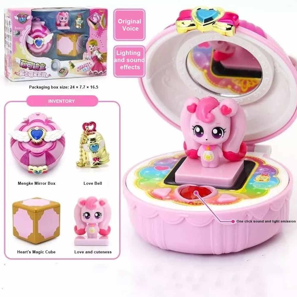 Catch Teenieping Teenie Heart Wing Magic Compact Game HEARTPING Music Box Set Girls Toys Gift