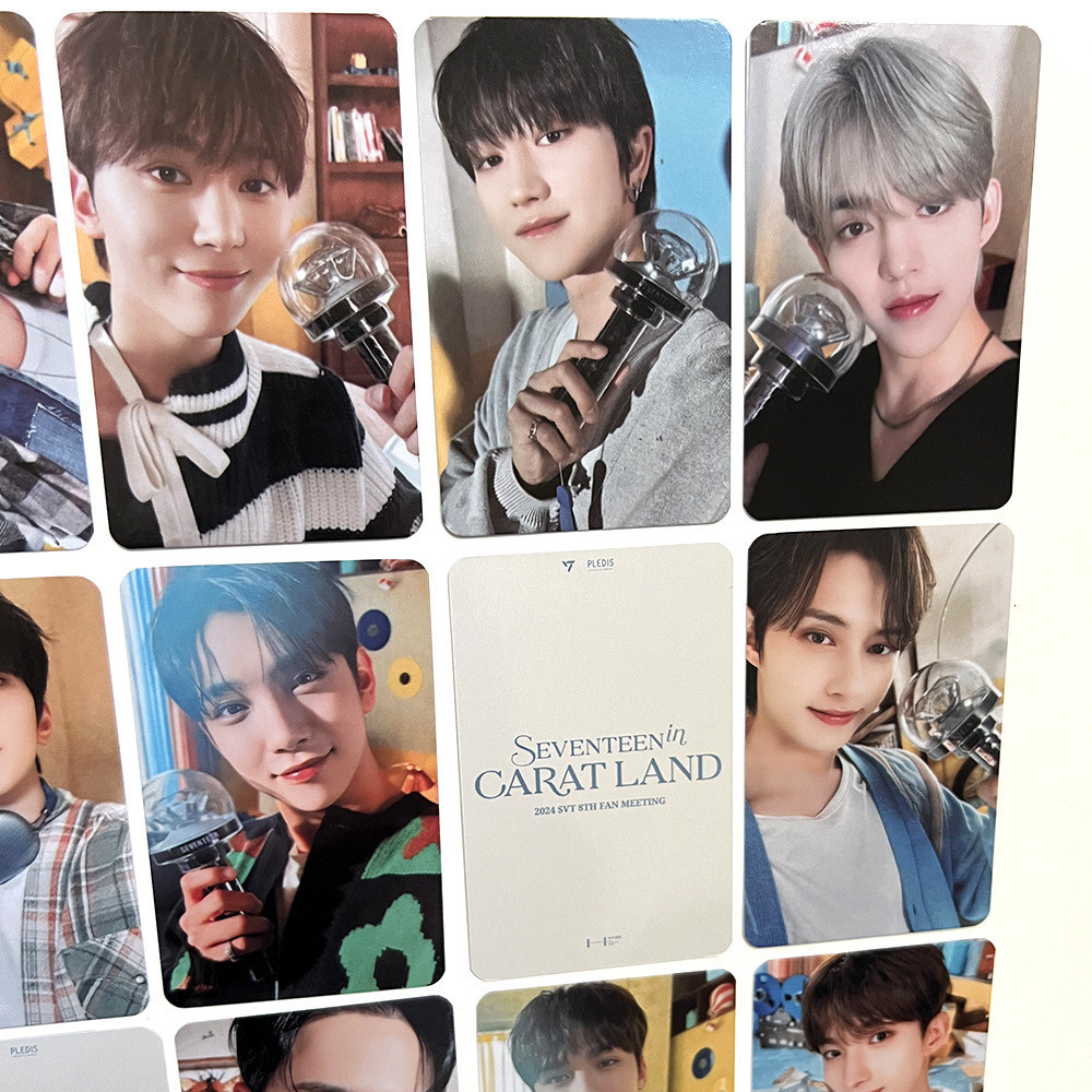 5-13 Chiếc SEVENTEEN Lomo Cards 2024 Caratland NGƯỜI NÀY 17 Ở ngay đây Photocards J & W Photo S.Coups JEONGHAN HOSHI WONWOO WOZI DK MINGYU The8 Dino SEUNGKWAN Bưu Thiếp Nhanh YM