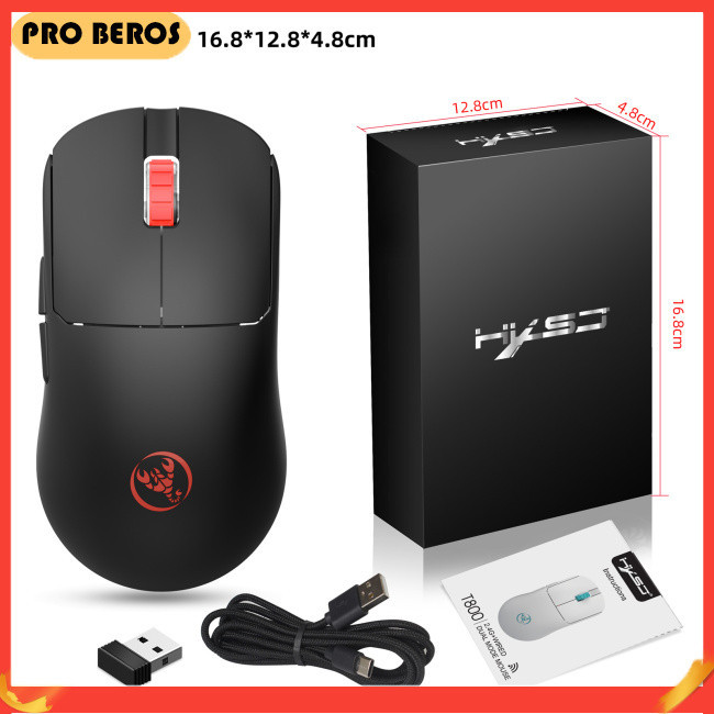 Prrr T800 Chế độ kép Chuột chơi game không dây 2.4G Chuột chơi game có ...