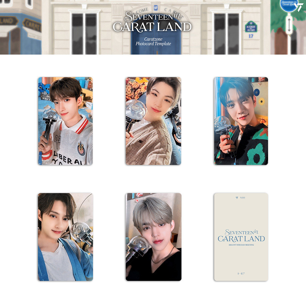 Seventeen 2024 Caratland Photocard Thẻ Caratzone Quà tặng