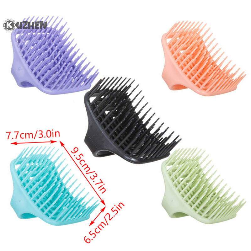 Kuzhen Dầu Gội Da Đầu Máy Mát Xa Tóc Dầu Gội Massage Lược Tắm Massage Bàn Chải Da Đầu Massage Tóc Tắm Bàn Chải Lược Chăm Sóc Dụng Cụ HOT
