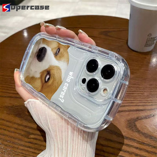 Ốp Điện Thoại Túi Khí Corgi Dễ Thương Cho Xiaomi 14 13 13T 12 12T Mi 11 Ultra 10T Lite 10 9 Civi 4 3 2 Poco X6 X5 X4 X3 GT X2 M4 M3 F6 F5 F2 Pro F4 F3 Vỏ mềm trong suốt