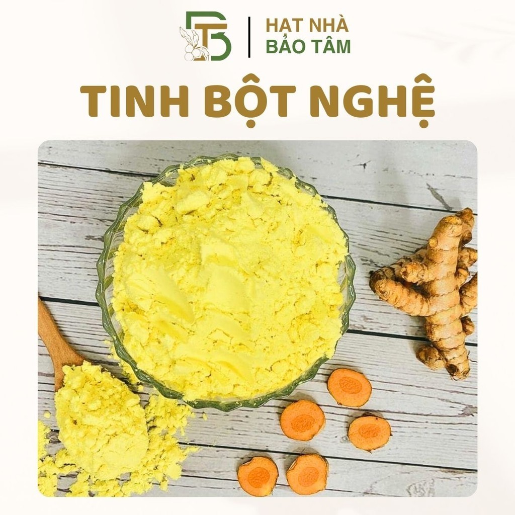 Tinh Bột Nghệ Nguyên Chất Nhà Làm - Xưởng Hạt Dinh Dưỡng Bảo Tâm