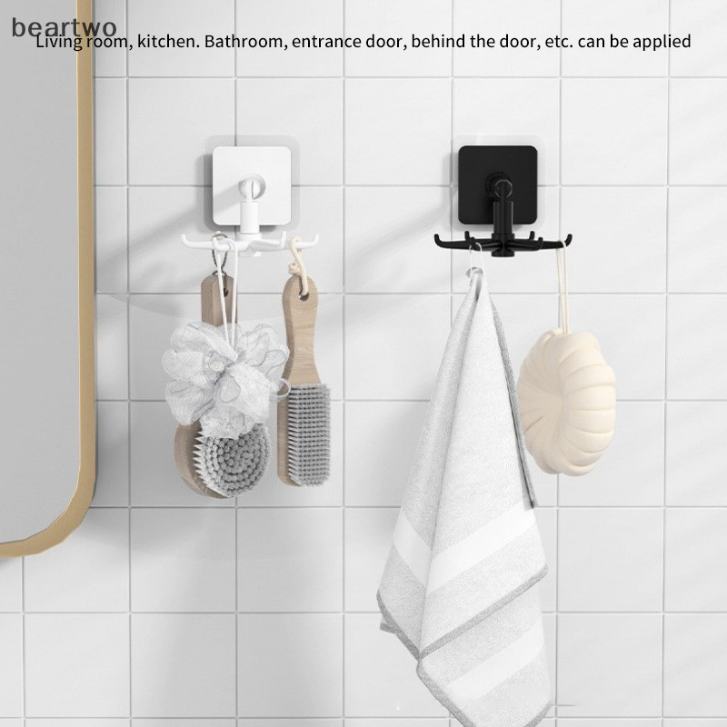 < Beartwo > Móc Nhà Bếp Đa Năng Móc Xoay 360 Độ Giá Để Sắp Xếp Và Bảo Quản Thìa Móc Treo Cho Tiện Ích Nhà Bếp Đẹp