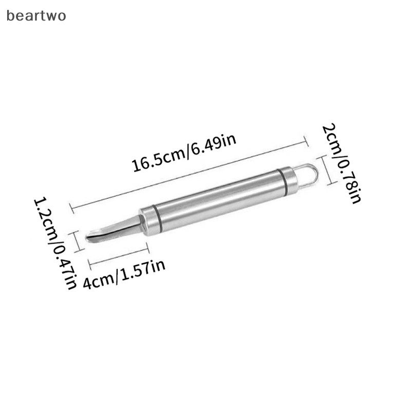 < Beartwo > 1 Dụng Cụ Tẩy Longan Lê Litchi Corer Trái Cây Cho Nhà Hàng Gia Đình Tiện Ích Nhà Bếp (Thép Không Gỉ) Đẹp