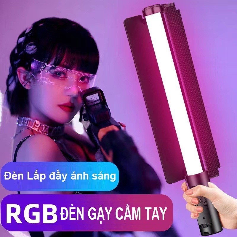 Đèn Led RGB cầm tay hỗ trợ chụp ảnh 2700K- 7500K Pin 2000mah điều chỉnh ...