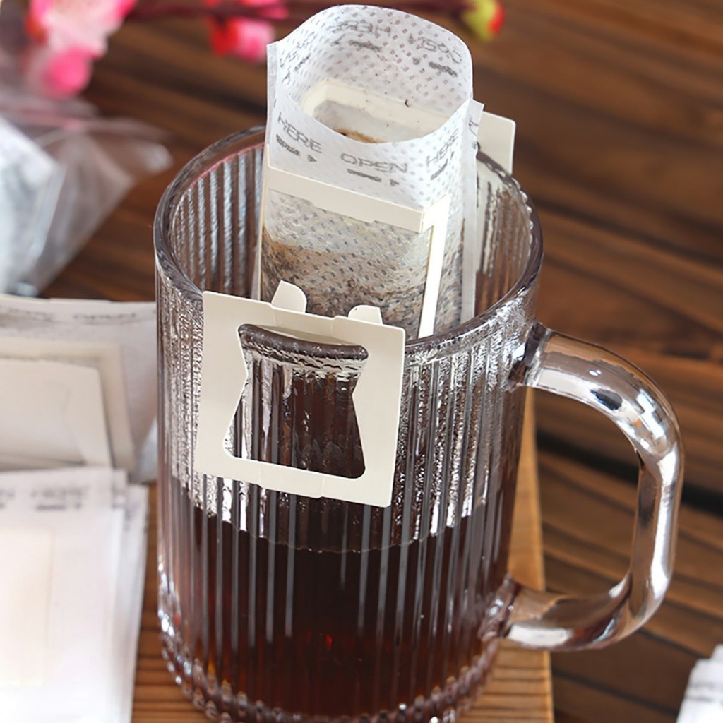 Combo 50 phin giấy pha cà phê, túi lọc cà phê, phin pha cà phê nhanh tiện lợi khi du lịch uống tại nhà văn phòng