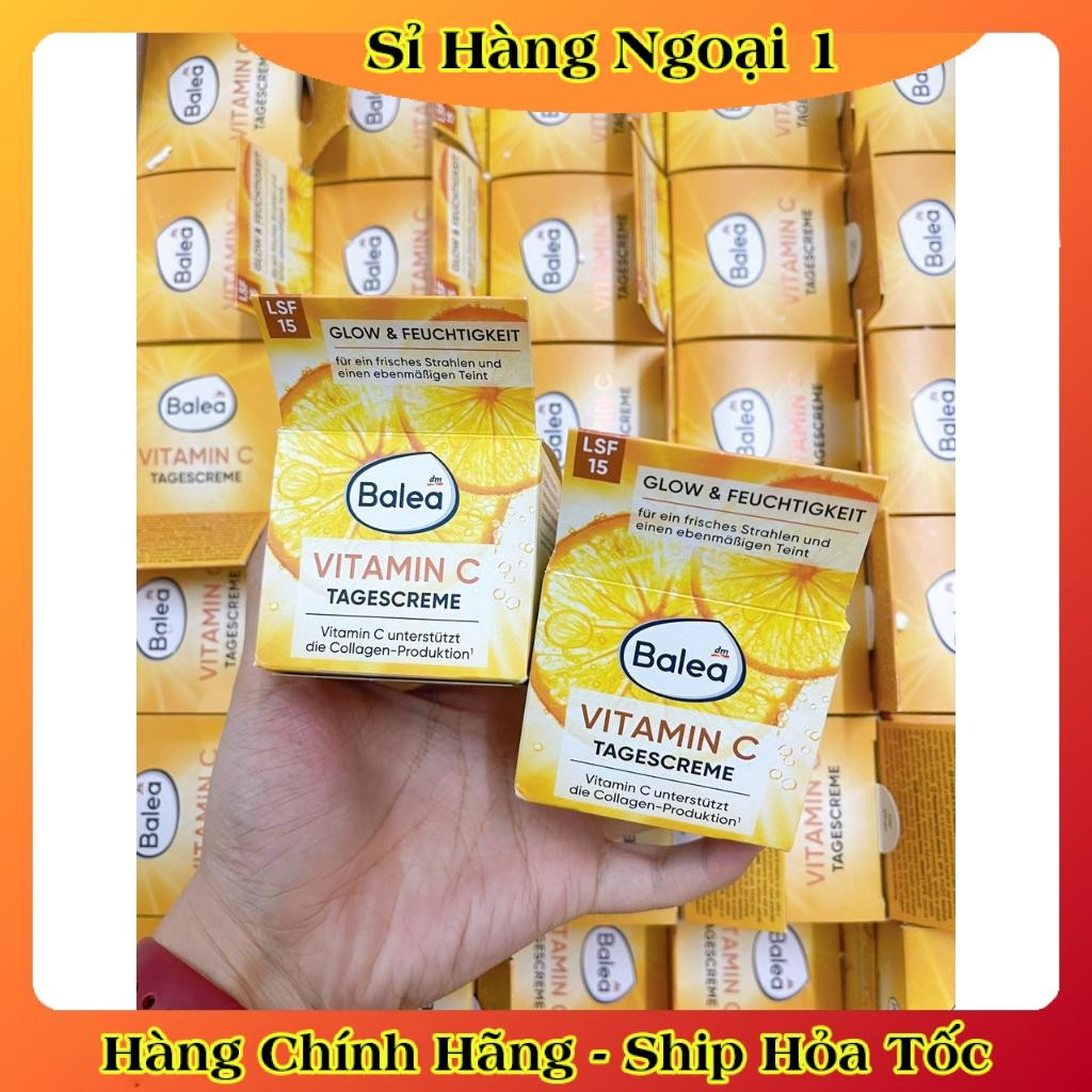 [Mẫu mới nhất] Kem dưỡng trắng da Balea Vitamin C ban ngày của Đức