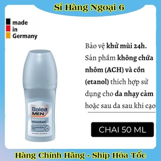 Lăn nách khử mùi cơ thể cho nam Balea Men 50ml của Đức