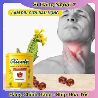 [DATE MỚI NHẤT] Kẹo ngậm thảo dược Ricola Original Đức viên giảm ho, khàn giọng - Hàng nội địa Đức