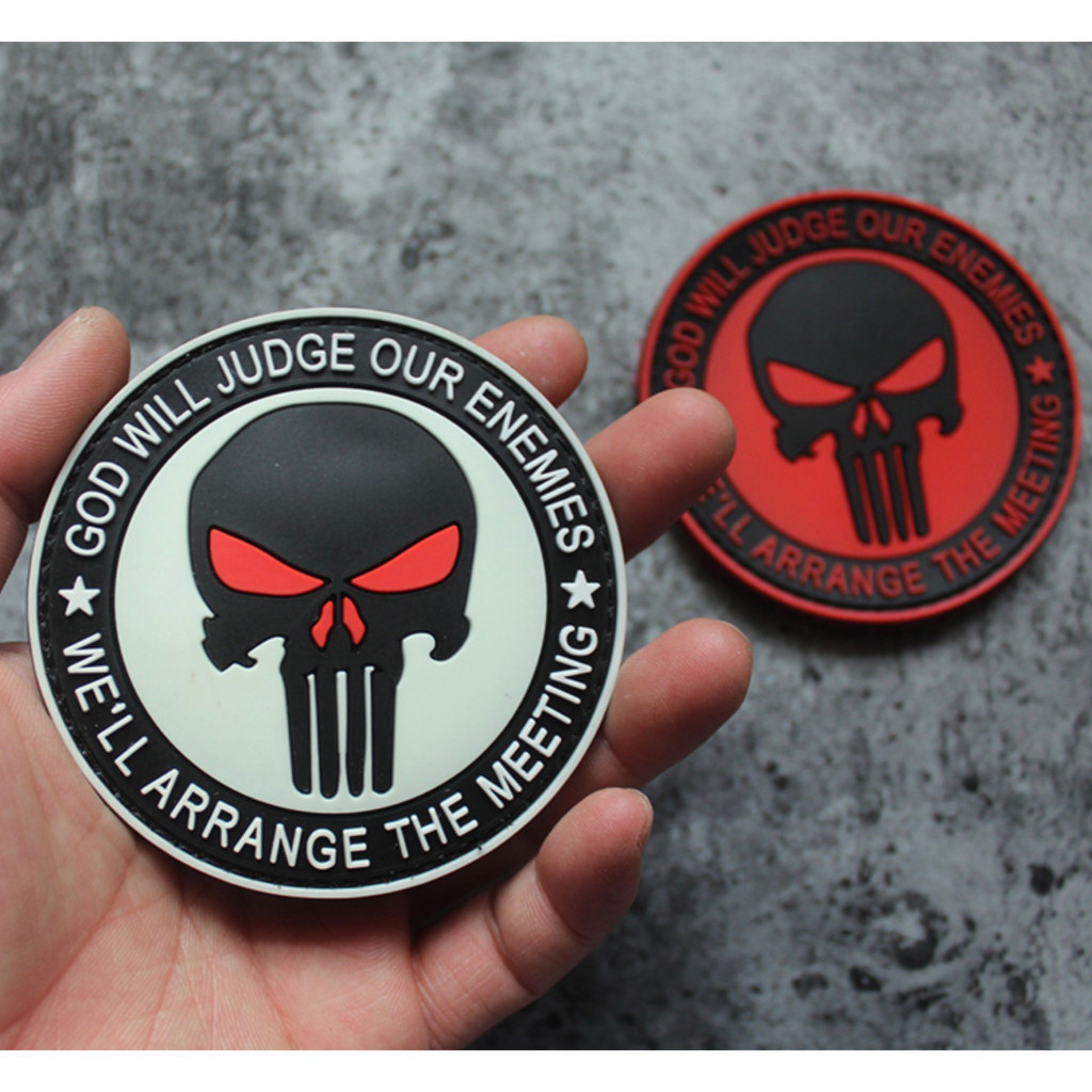Patch_miếng dán PVC Skull_retro