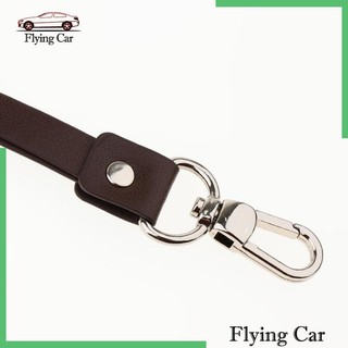 Dây Đeo Cổ Bằng Da PU Màu Đen Kèm Kẹp Kim Loại Cho Thẻ ID [Lzdjfmy2]