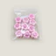Hạt Thời Trang 10 Chiếc Phụ Kiện Trang Sức Hoa UV Mạ Dazzle 16 Mm Acrylic Hai Màu DIY Vòng Tay Vòng Cổ Chất Liệu Đính Hạt