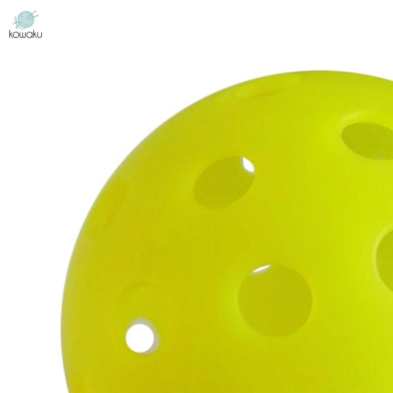 Pickleball Pickle Balls Hàng thể thao tiêu chuẩn rỗng 74mm Pickleball Phụ kiện Đồ chơi thực hành cho các tòa án ngoài trời