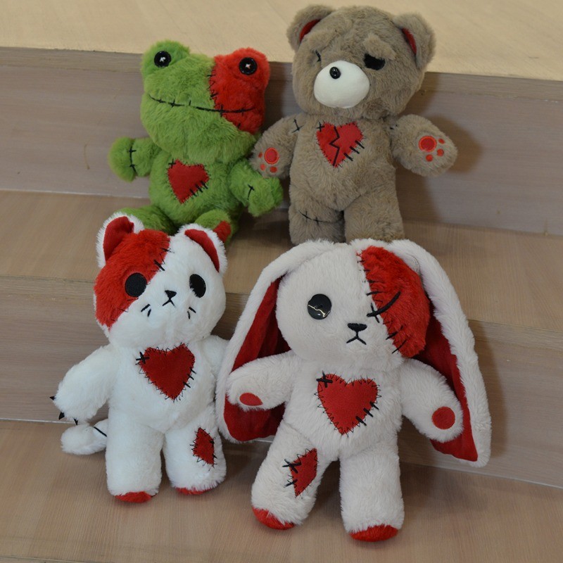 Kawaii Hoạt Hình Động Vật Sang Trọng Búp Bê Thỏ Dễ Thương Ếch Mèo Đồ Chơi Sang Trọng Thỏ Vui Nhộn Mèo Con Đồ Chơi Nhồi Bông Gấu Bông Mềm Mại Cho Bé Làm Dịu Búp Bê Trang Trí Phòng Ngủ Búp Bê Trẻ Em Quà Tặng Sinh Nhật Quà Tặng Halloween