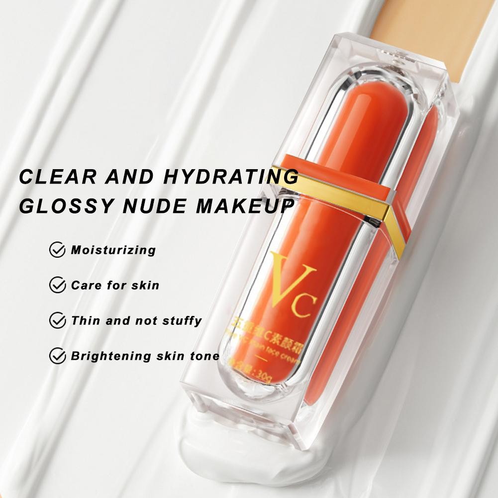 Learnever Five Vitamin C Tone-up Cream Deep Hydration Brightening Skin Makeup Z8h3