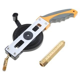 Băng gạc dầu bằng thép Carbon Bang 5 10 15 20 30M Thước đo với đồng thau PlumbBob