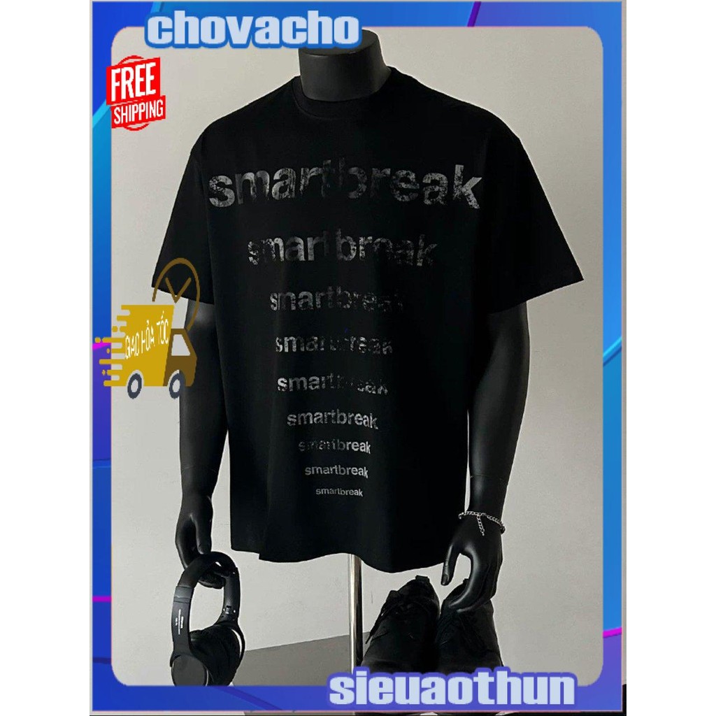 Áo thun Stee Cổ tròn SMART BREAK Localbrand ICVCVNI Unisex