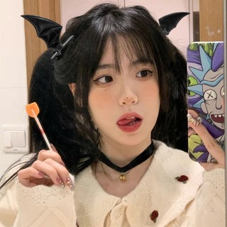 1-5 Cặp Kẹp Tóc Hình Cánh Dơi Nhiều Màu - Gothic Punk Devil Kẹp Tóc - Tiệc Halloween Cosplay Dress Up Barrettes